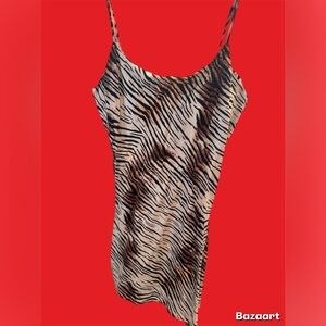 RVCA Tiger Stripe Dress Size XL